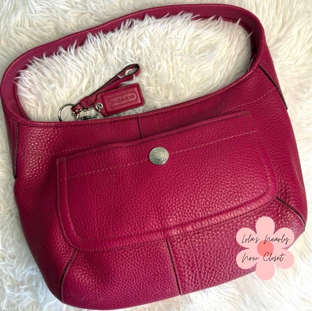 y2k COACH Z Ergo Leather Small Hobo Shoulder Bag